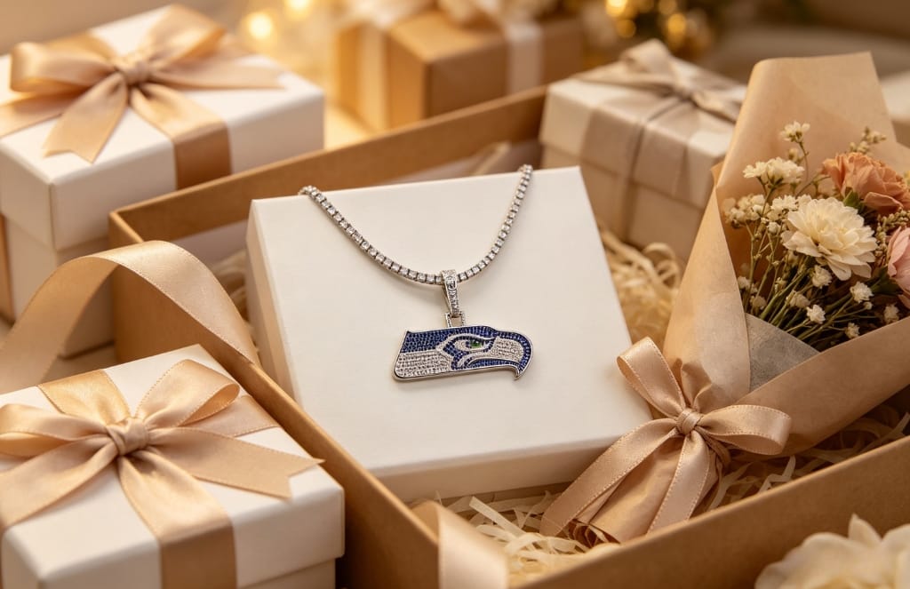 Seattle Football Logo Pendant Necklace