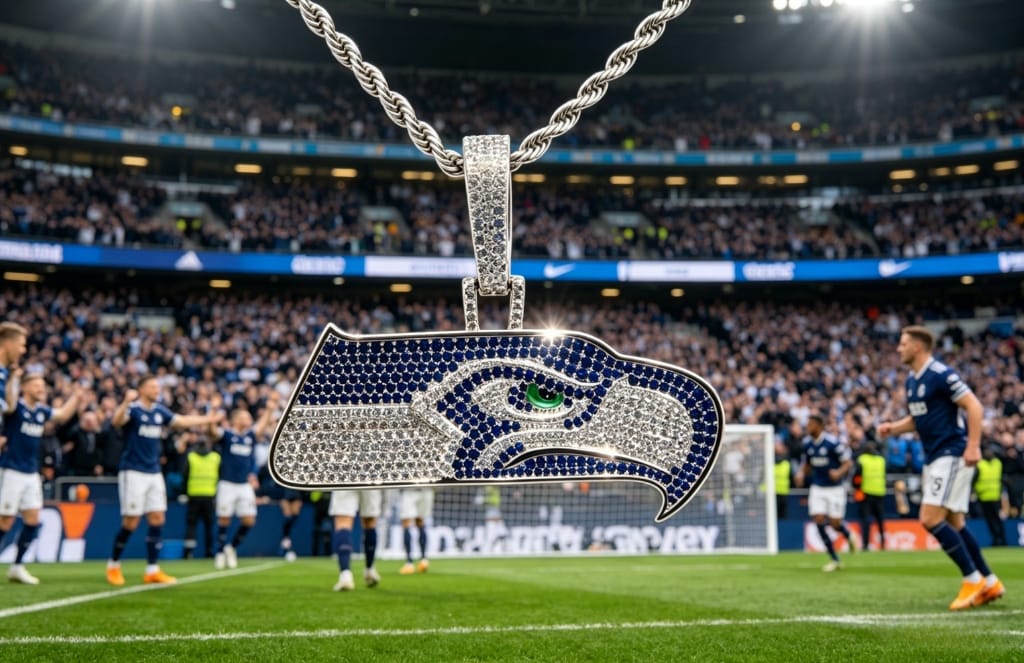 Seattle Football Logo Pendant Necklace